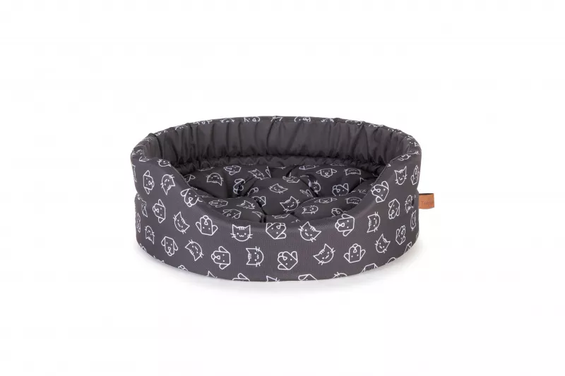 Oval bed with cushion MODERN XXS